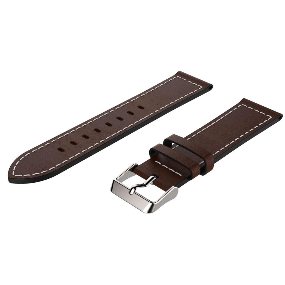 Bracelet en cuir Xiaomi Redmi Watch 5 Lite, Marron