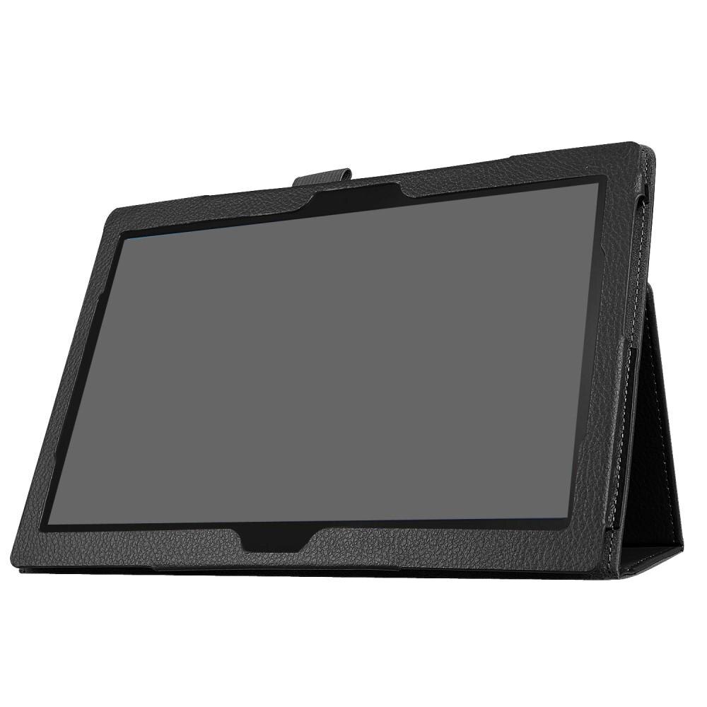 Étui en cuir Lenovo Tab 4 10/Tab 4 10 Plus Noir