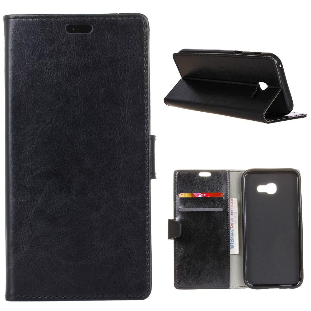 Portefeuille en cuir Samsung Galaxy Xcover 4/4s Noir