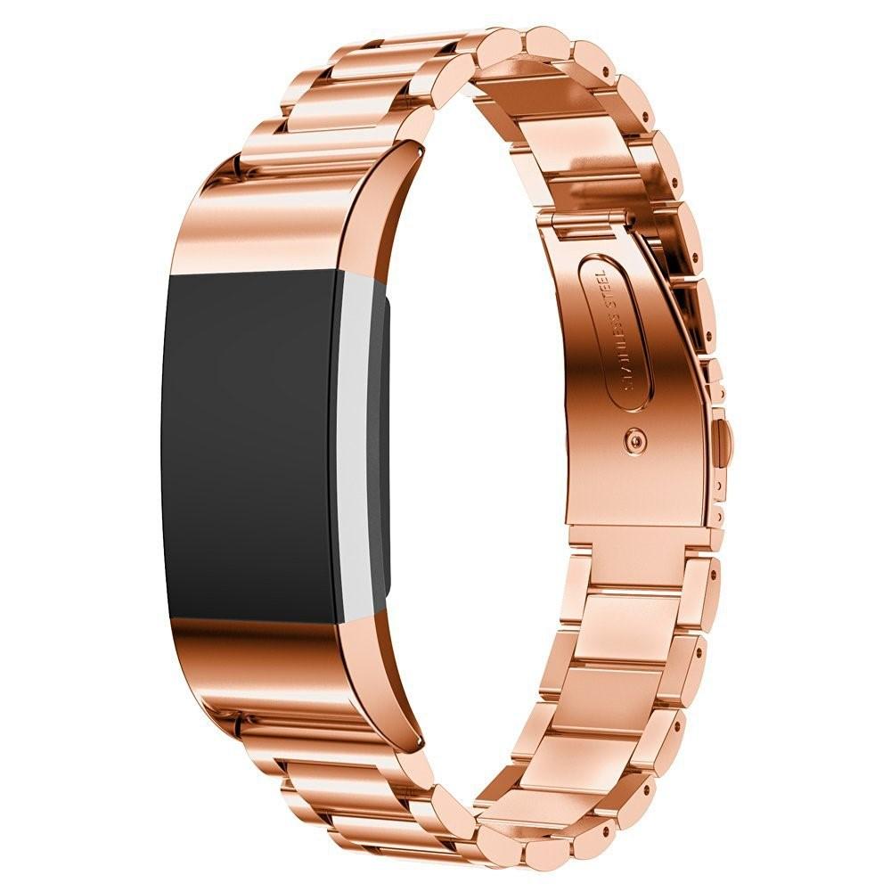 Bracelet en métal Fitbit Charge 2 Or rose