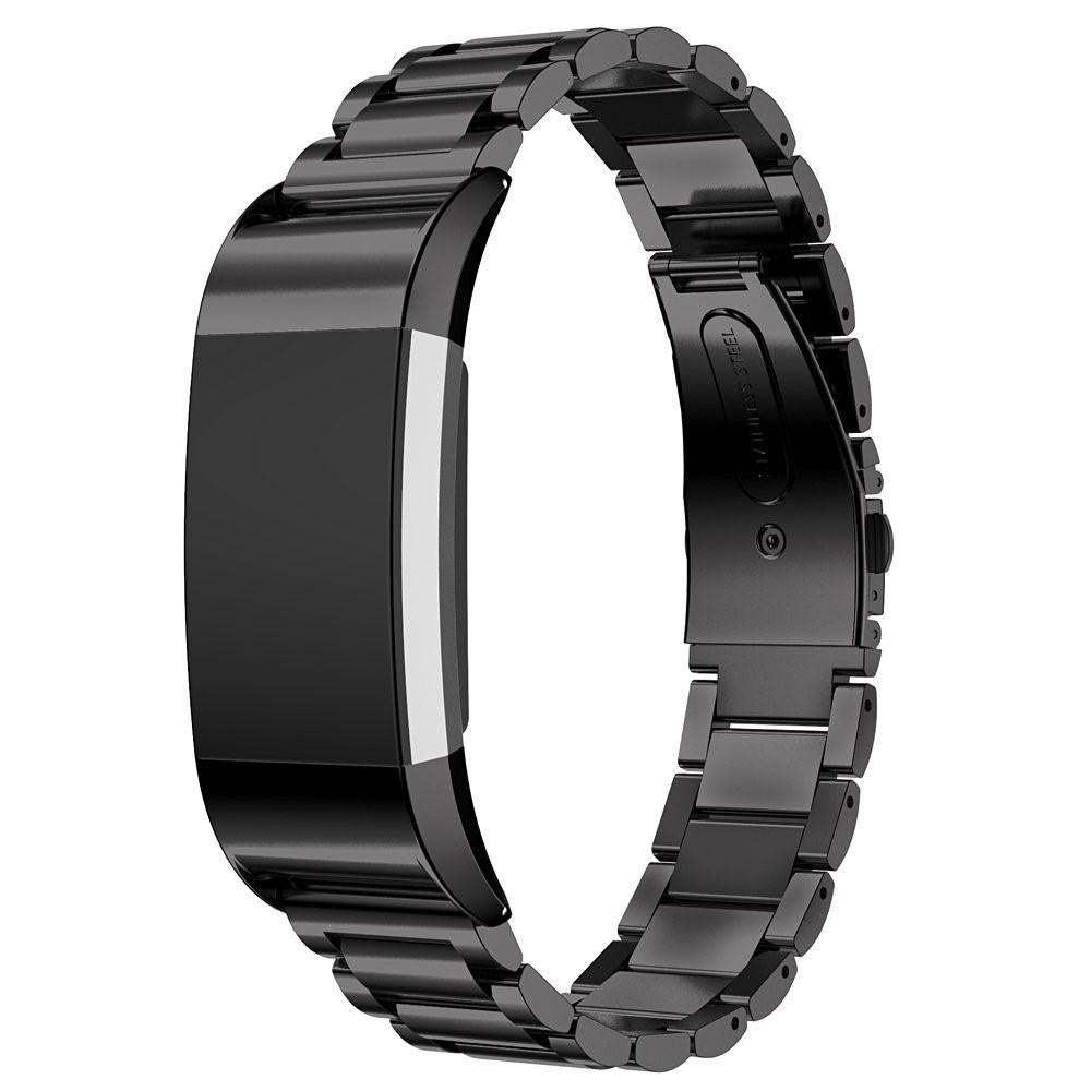 Bracelet en métal Fitbit Charge 2, Noir