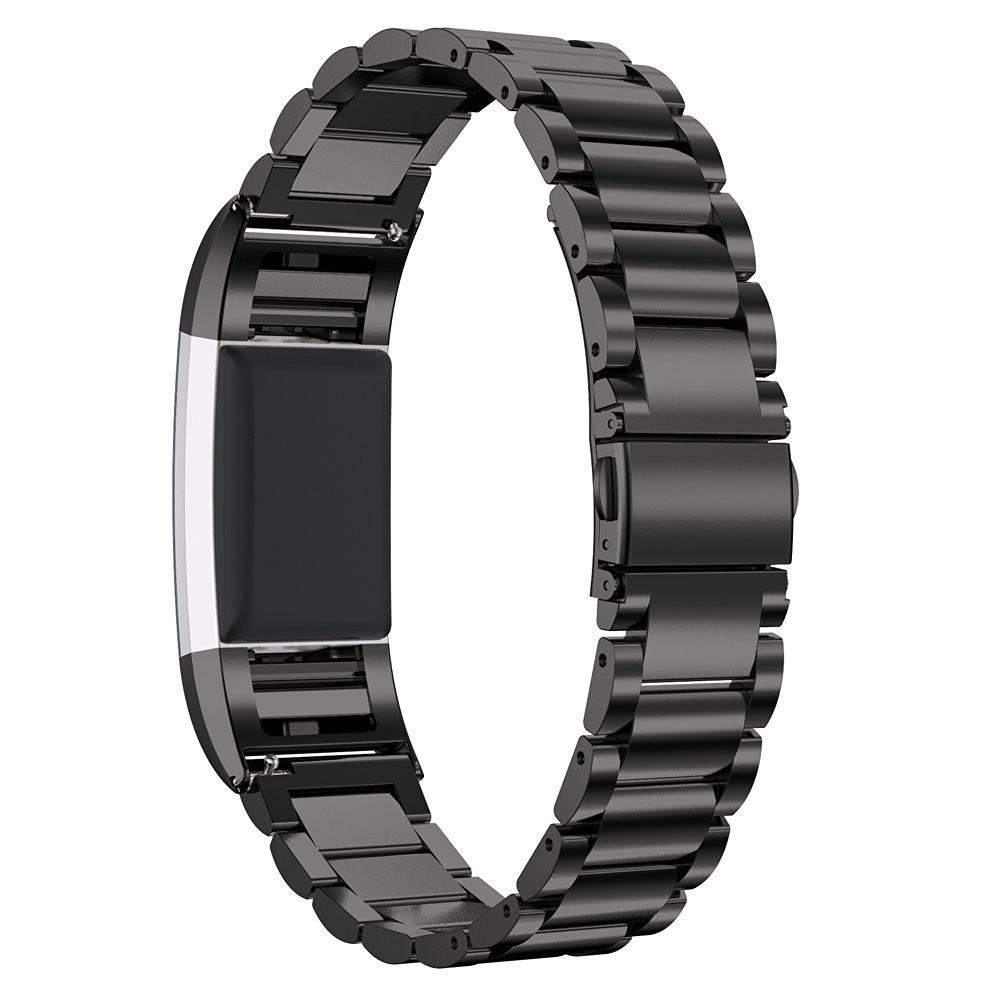 Bracelet en métal Fitbit Charge 2, Noir