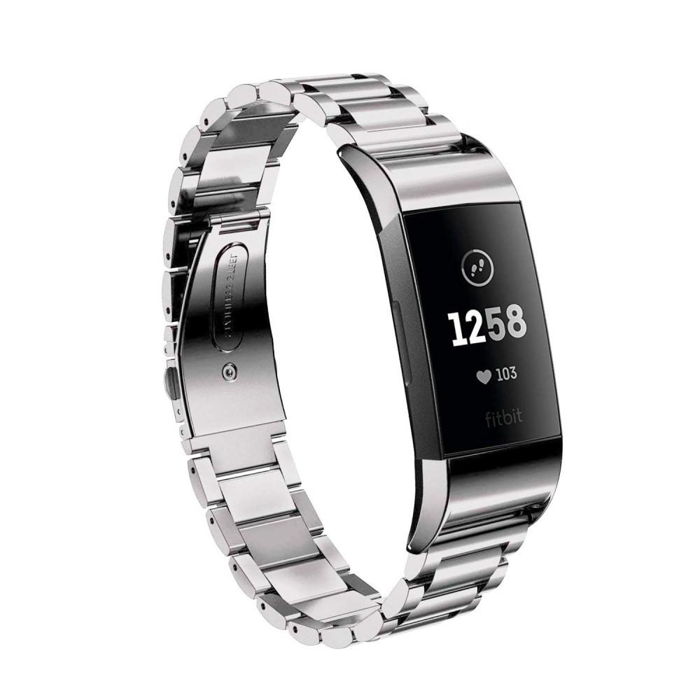 Bracelet en métal Fitbit Charge 3/Charge 4, Argent