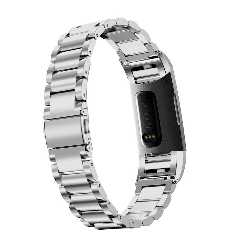 Bracelet en métal Fitbit Charge 3/Charge 4, Argent