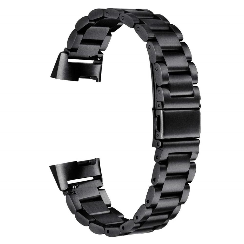 Bracelet en métal Fitbit Charge 3/Charge 4, Noir