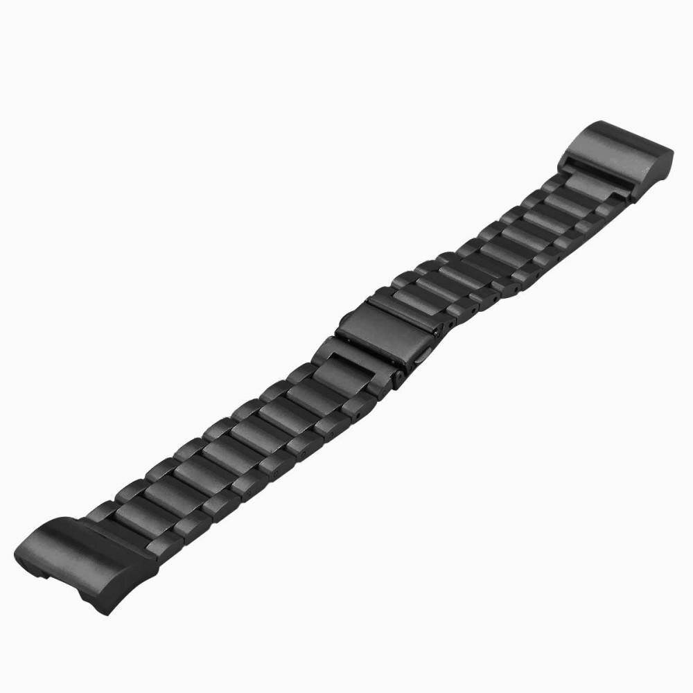 Bracelet en métal Fitbit Charge 3/Charge 4, Noir