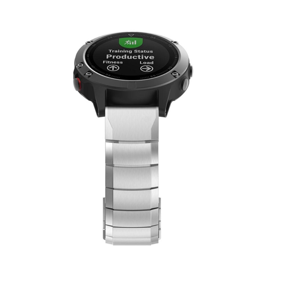 Bracelet mailllon Garmin Fenix 6 Argent