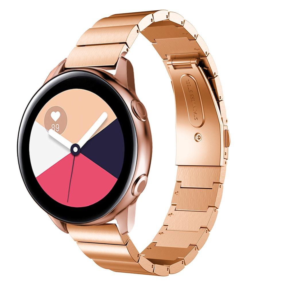 Bracelet mailllon Samsung Galaxy Watch Active Or rose