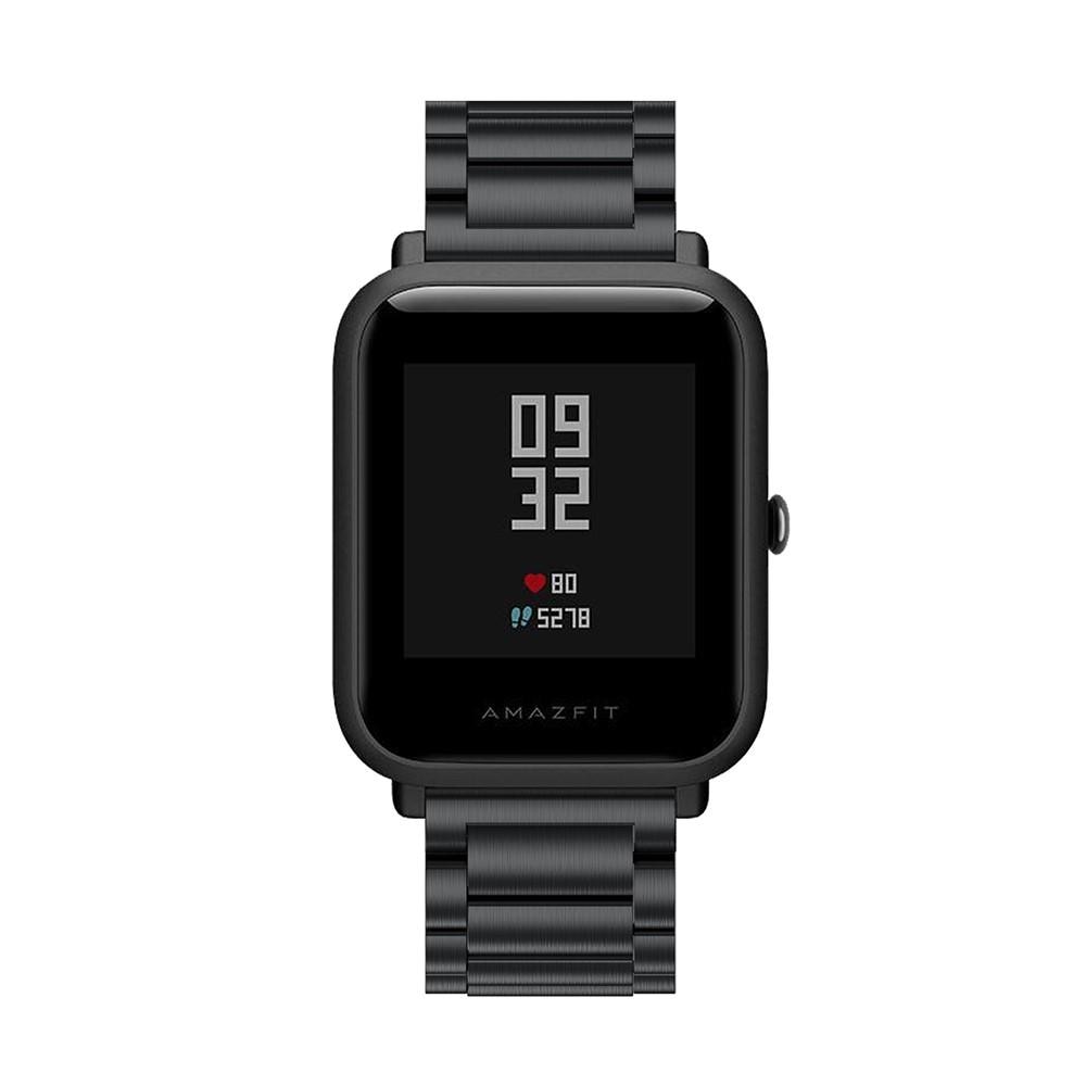 Bracelet en métal Amazfit GTS/GTS 2, Noir