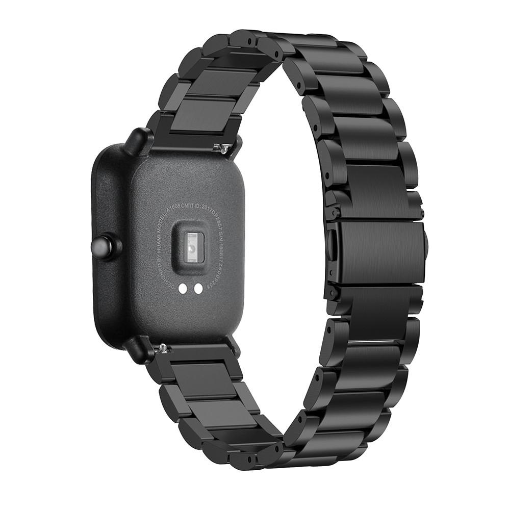 Bracelet en métal Amazfit GTS/GTS 2, Noir