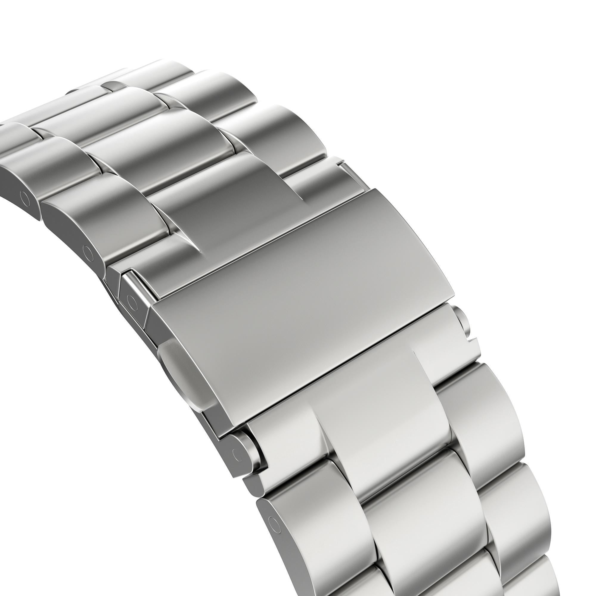 Bracelet en métal Apple Watch SE 44mm, argent