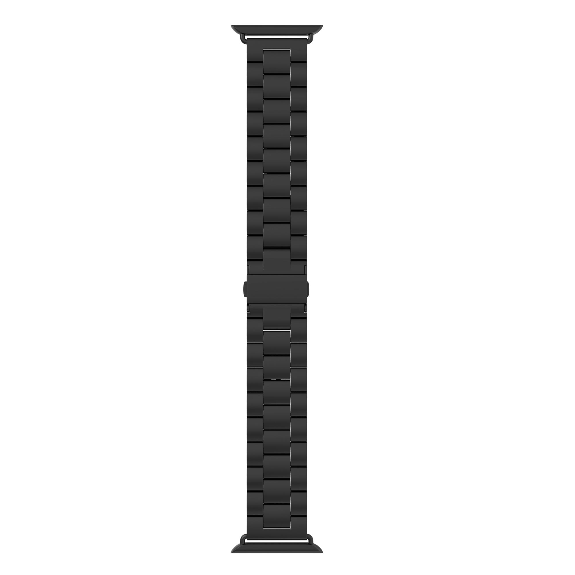 Bracelet en métal Apple Watch 41mm Series 8, noir