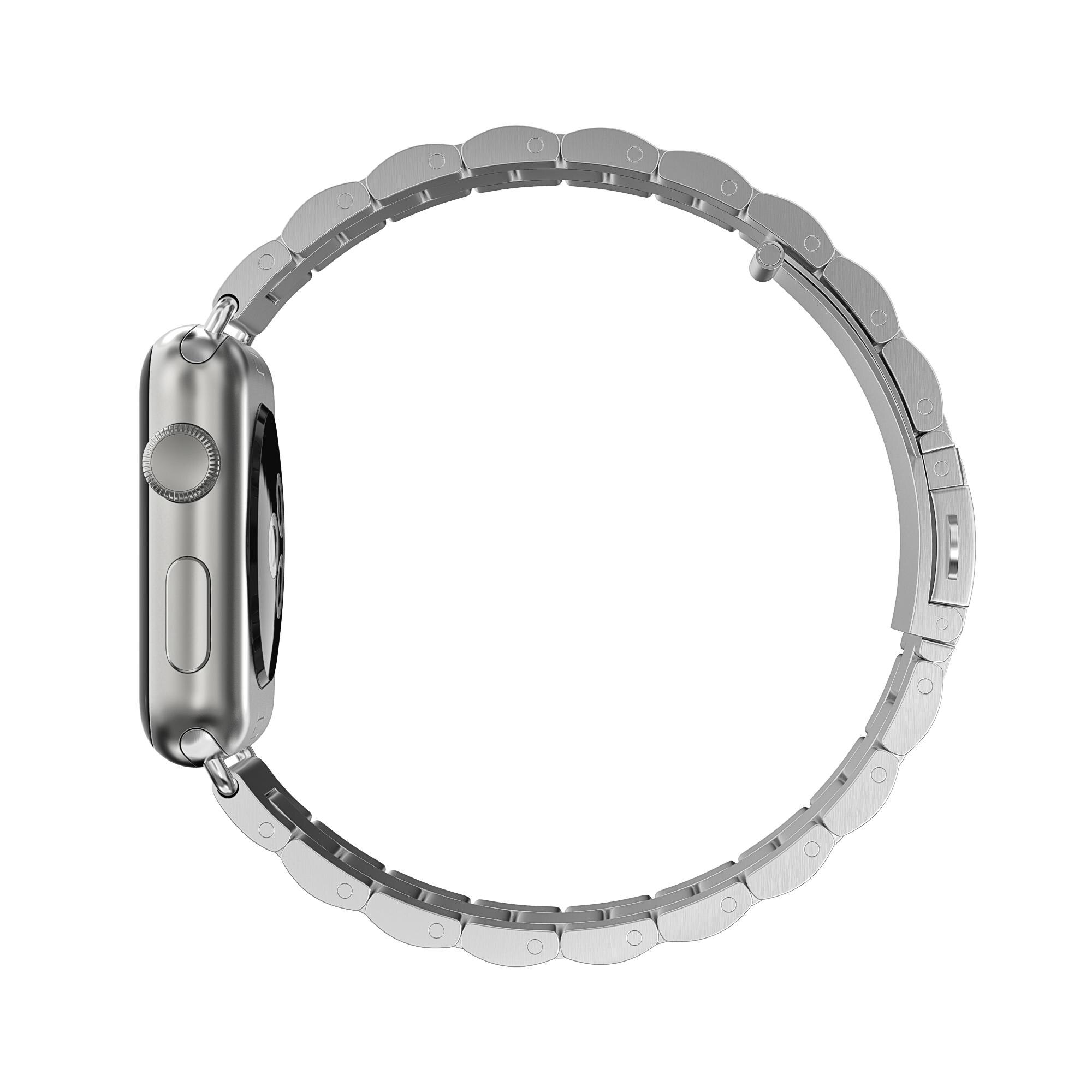 Bracelet en métal Apple Watch Series 8 45mm, Argent