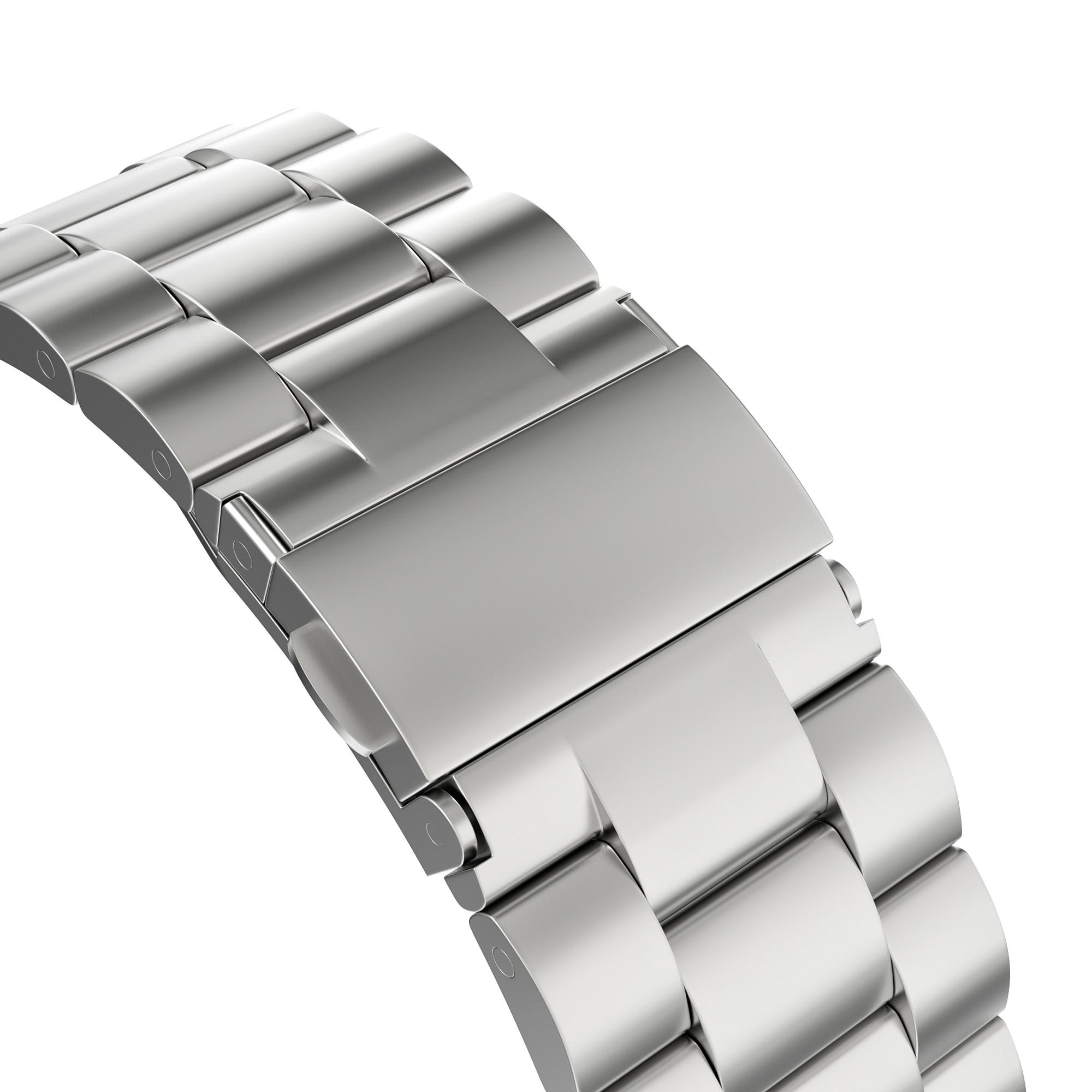 Bracelet en métal Apple Watch Series 8 45mm, Argent