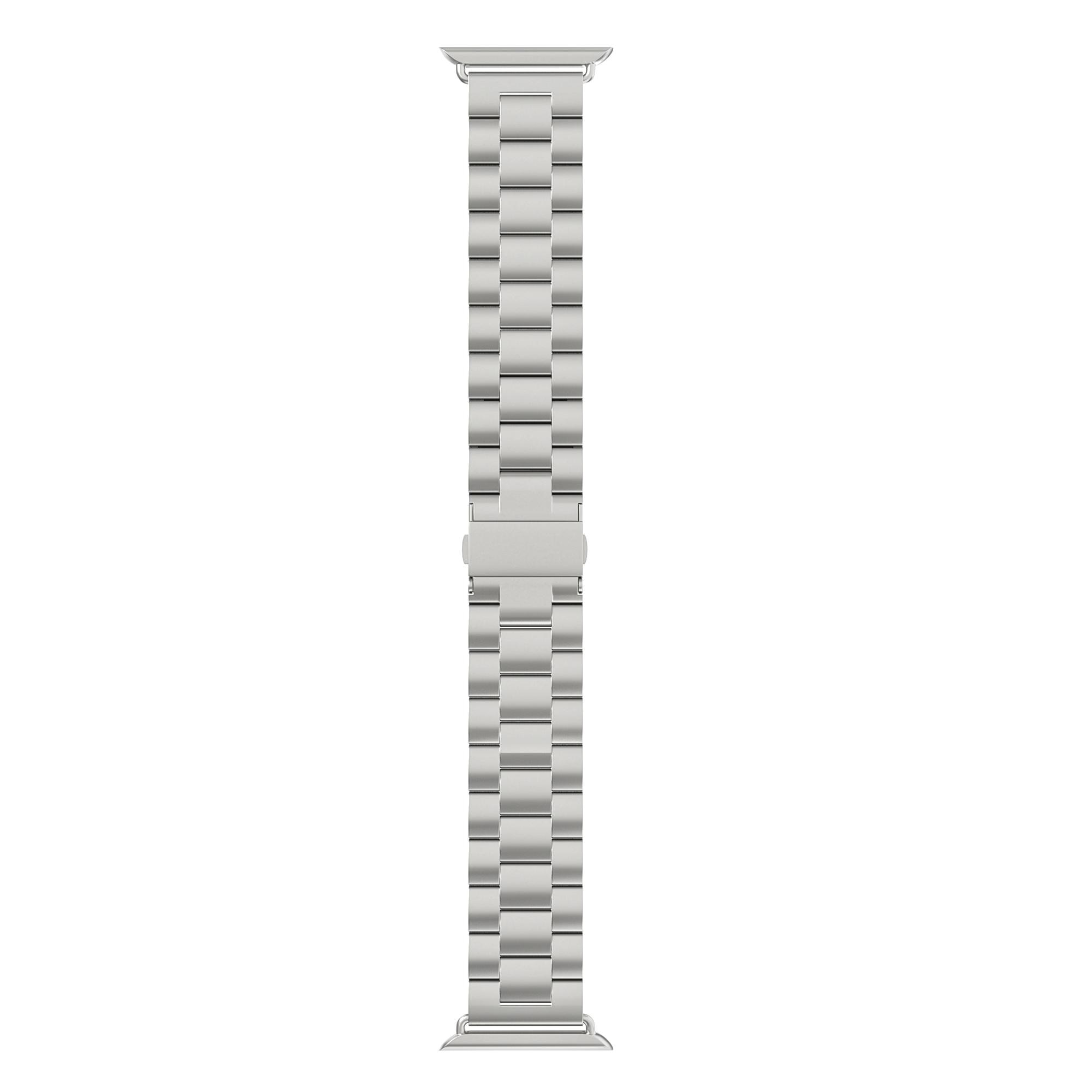 Bracelet en métal Apple Watch Series 8 45mm, Argent