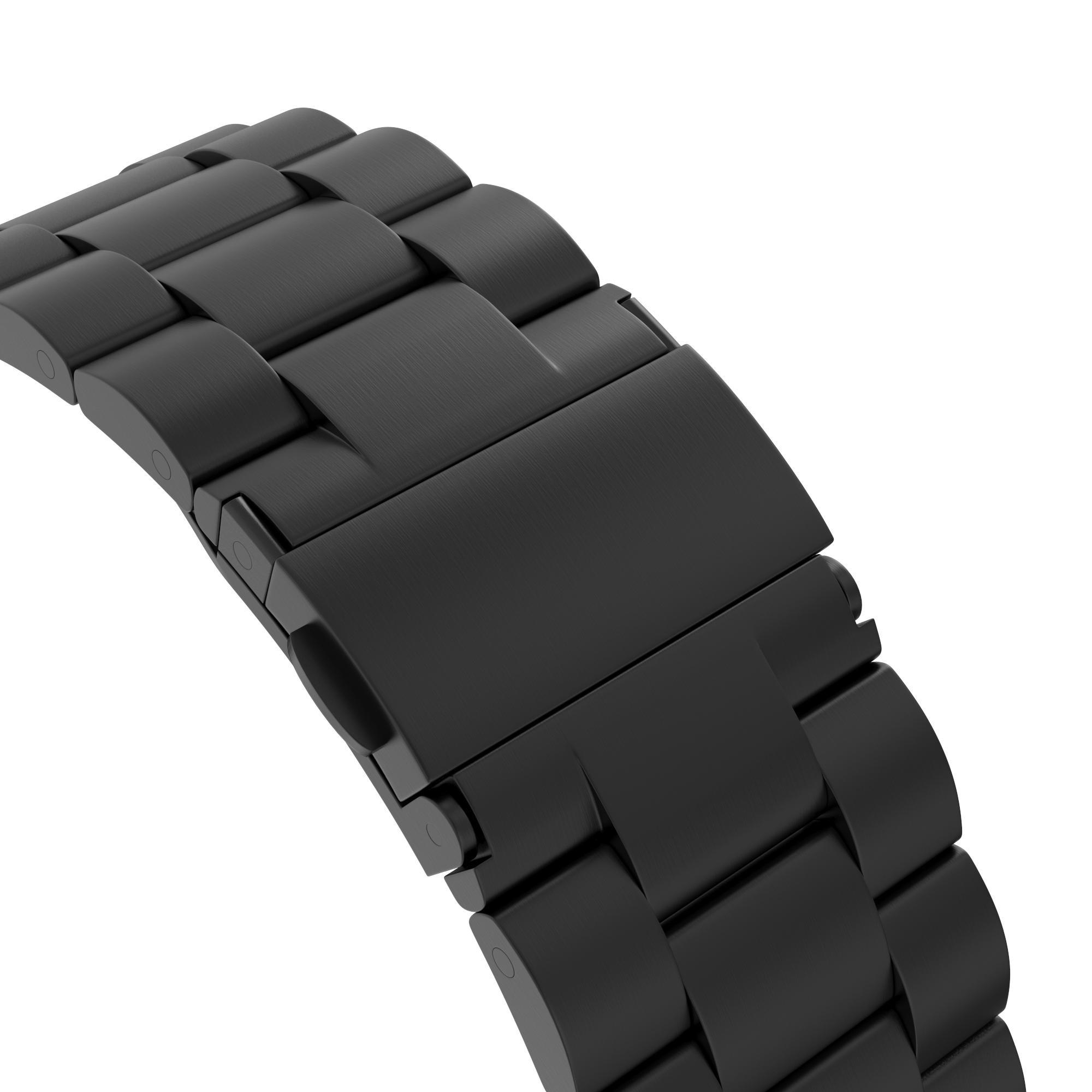 Bracelet en métal Apple Watch 45mm Series 8, noir