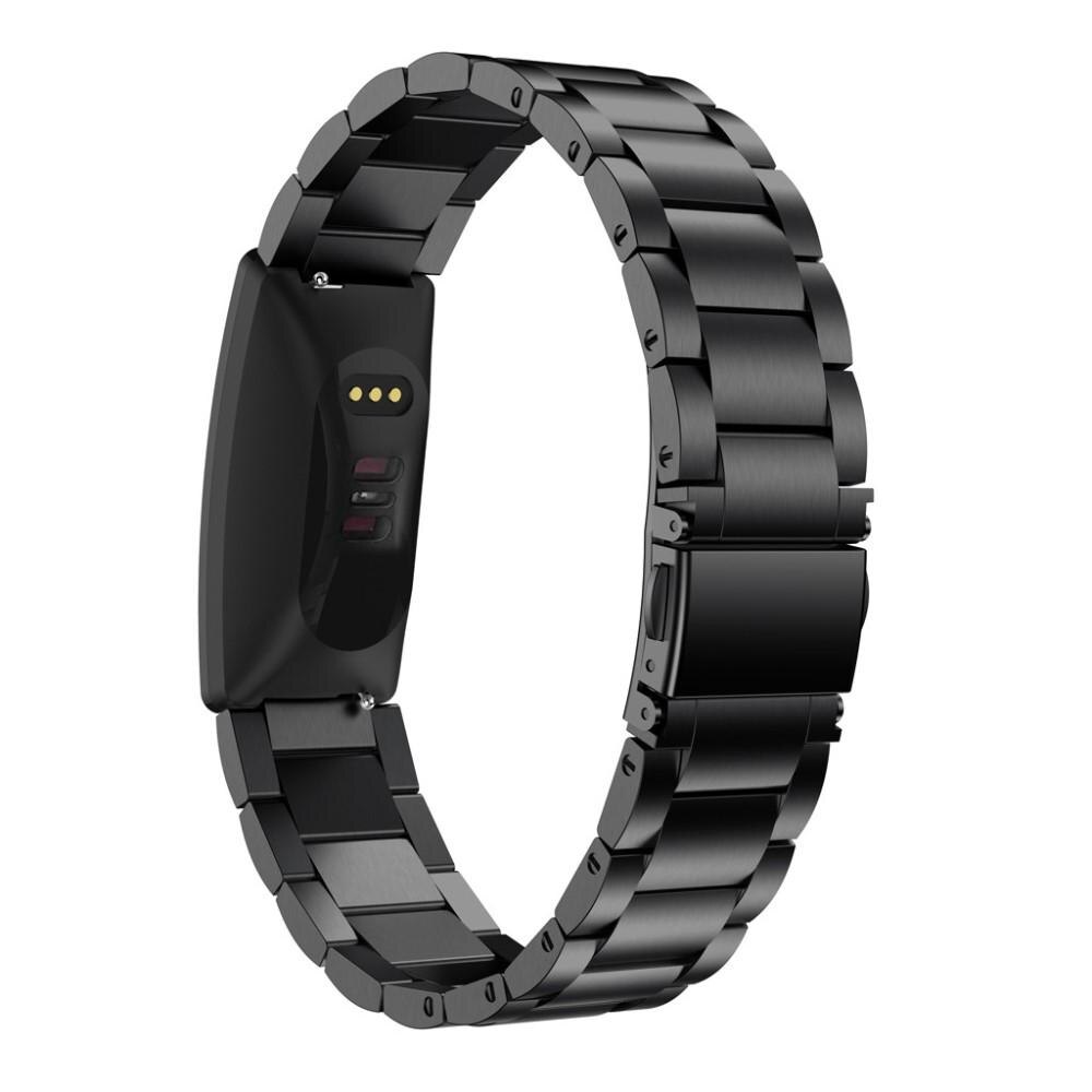 Bracelet en métal Fitbit Inspire/Inspire HR/Inspire 2, Noir