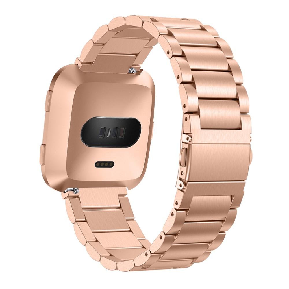 Bracelet en métal Fitbit Versa/Versa 2, Or rose