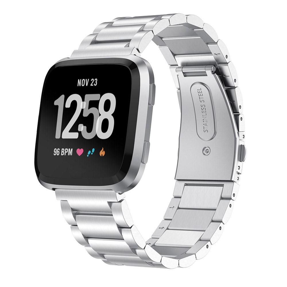 Bracelet en métal Fitbit Versa/Versa 2, Argent