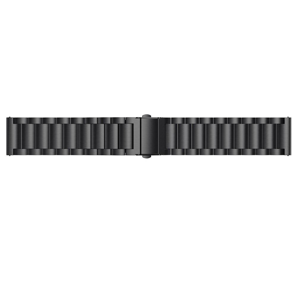 Bracelet en métal Fitbit Versa/Versa Lite/Versa 2 Noir