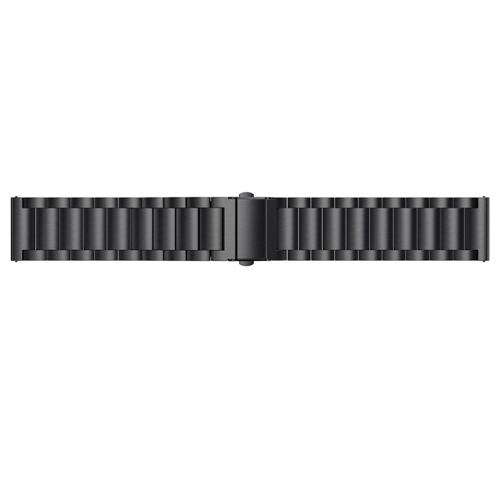 Bracelet en métal Fitbit Versa/Versa 2, Noir
