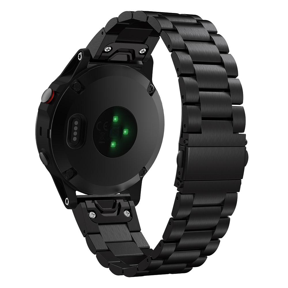 Bracelet en métal Garmin Forerunner 965, Noir