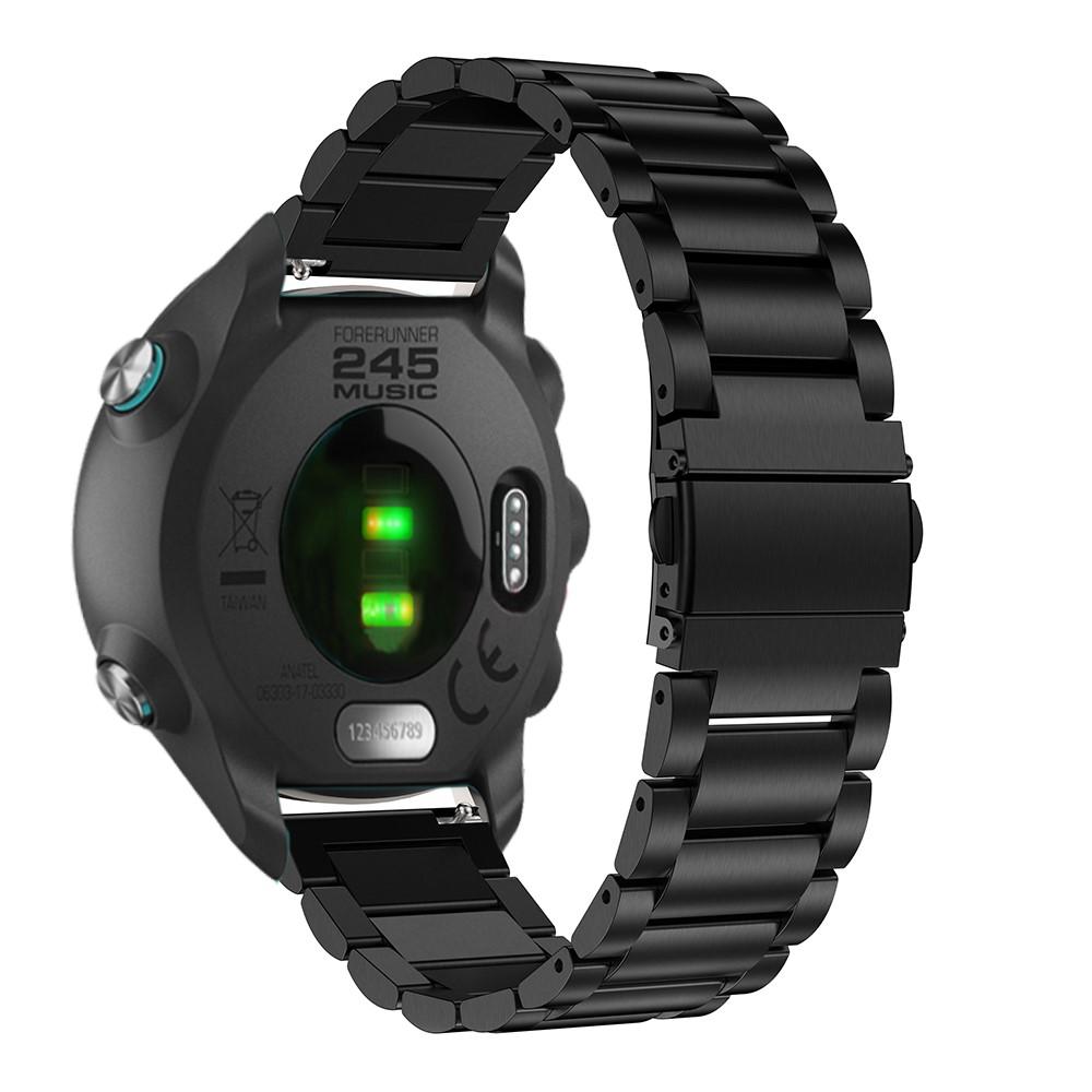 Bracelet en métal Garmin Forerunner 245, Noir