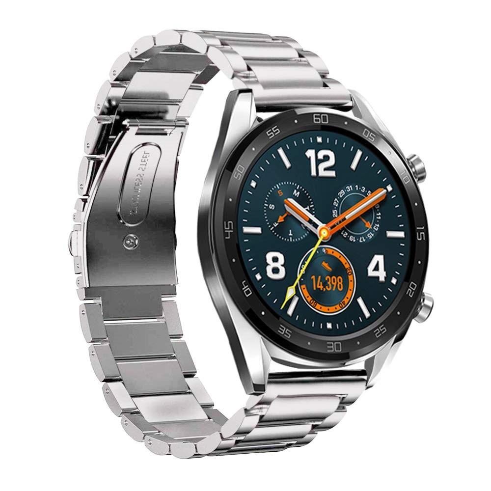 Bracelet en métal Huawei Watch GT 2 46mm/Watch GT 2e/Watch GT, Argent