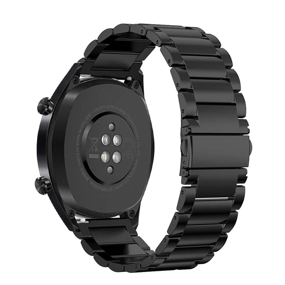 Bracelet en métal Huawei Watch GT/GT 2 46mm/GT 2e Noir