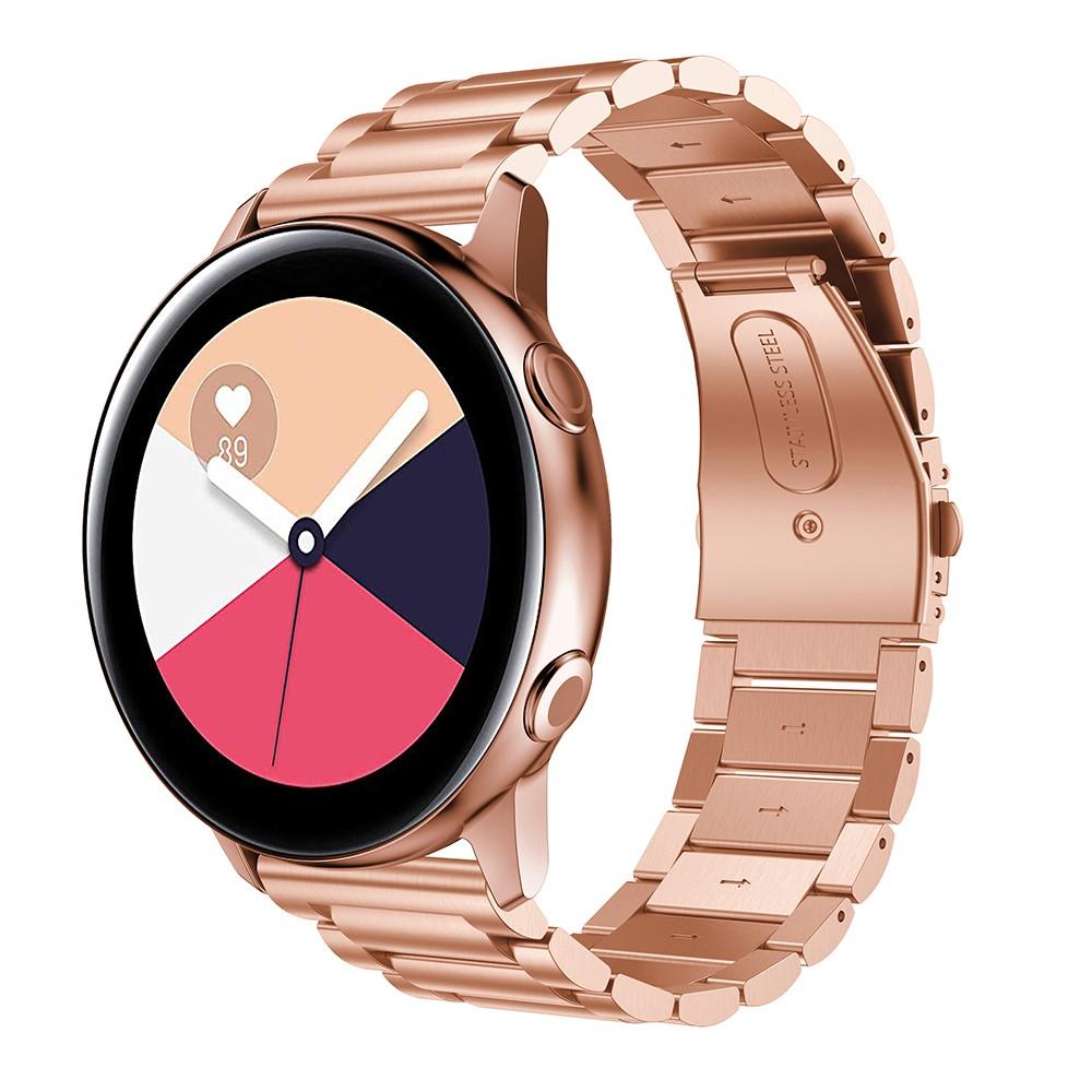 Bracelet en métal Samsung Galaxy Watch Active, Or rose