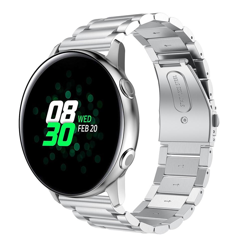 Bracelet en métal Samsung Galaxy Watch Active Argent