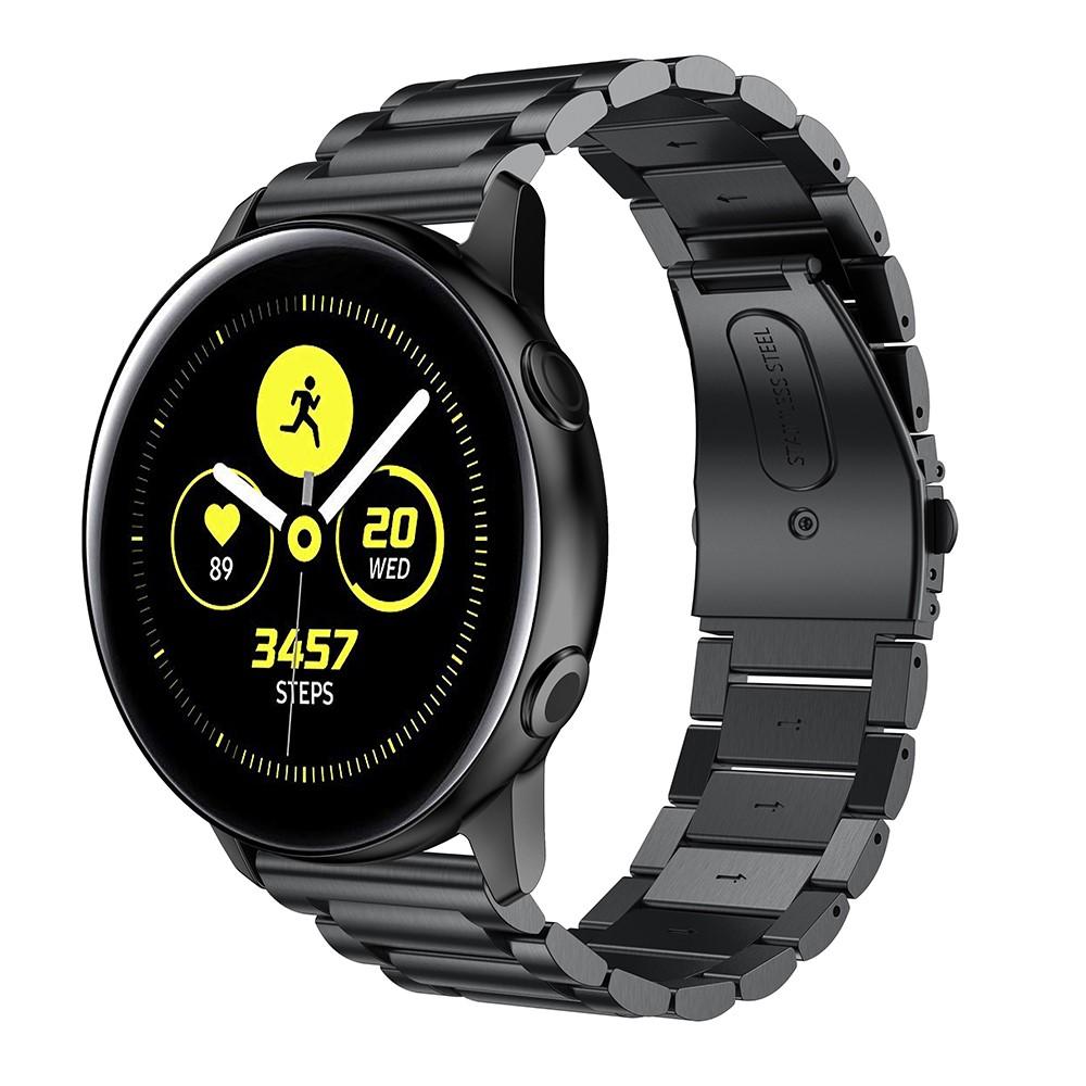 Bracelet en métal Samsung Galaxy Watch Active Noir