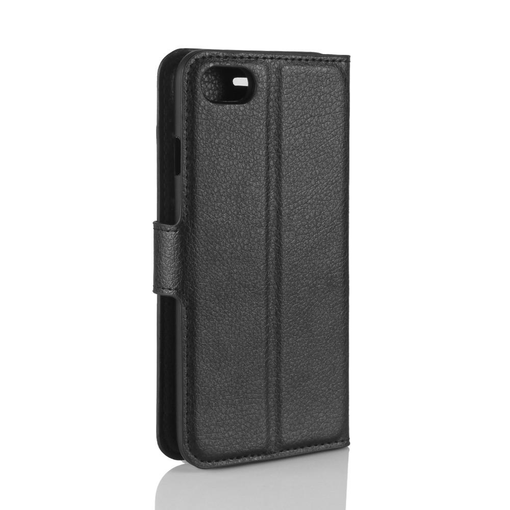 Coque portefeuille iPhone SE (2020), noir