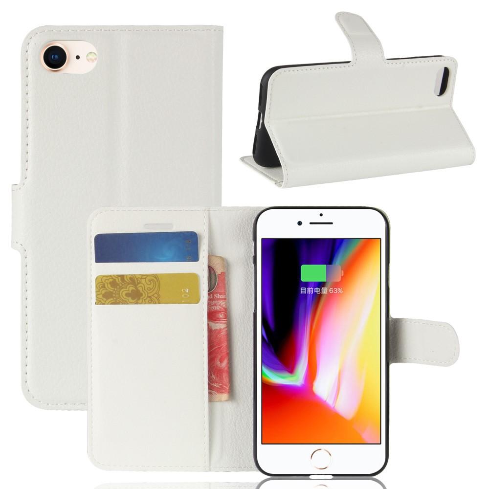 Coque portefeuille iPhone 8, Blanc