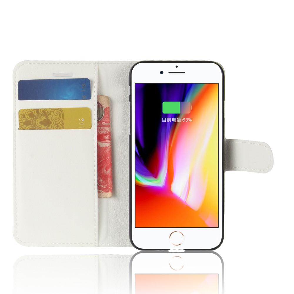 Coque portefeuille iPhone 7, Blanc