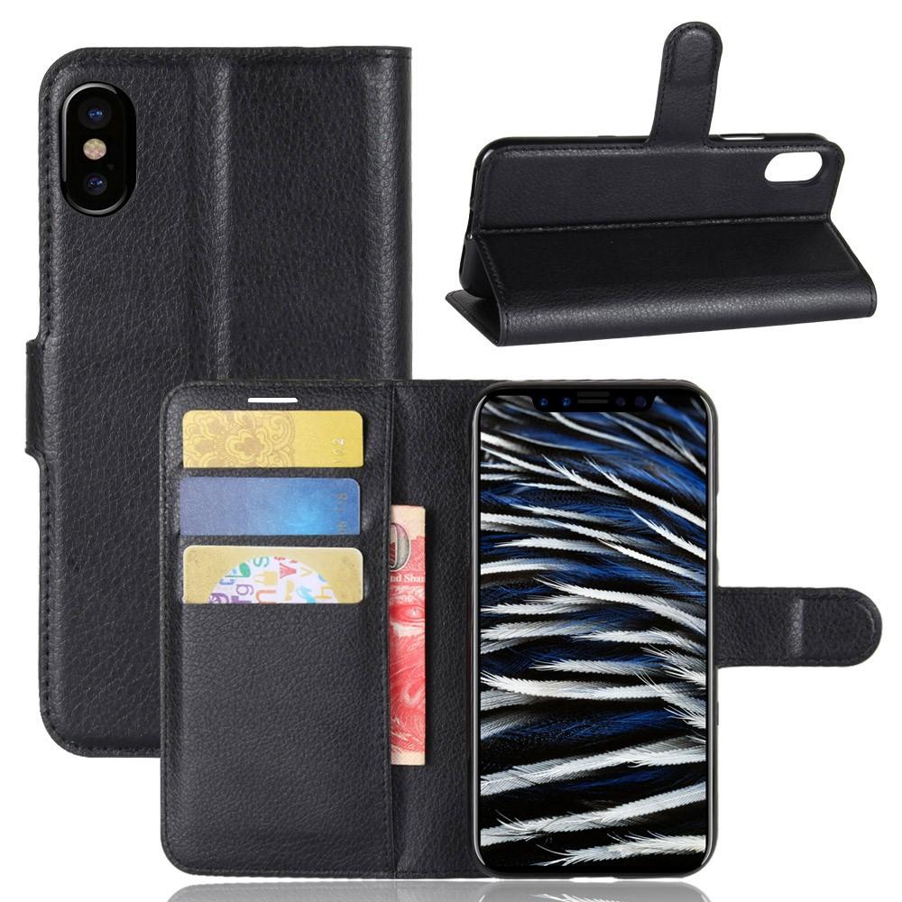 Coque portefeuille iPhone X/XS Noir