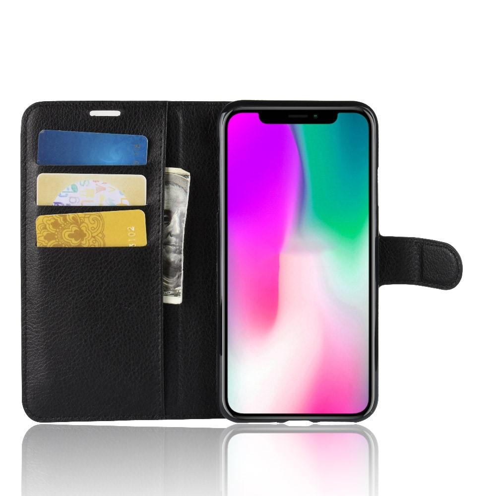 Coque portefeuille iPhone Xr Noir