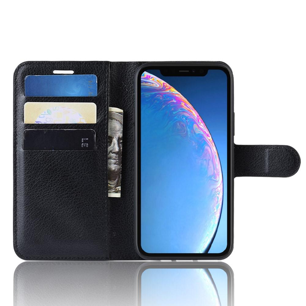 Coque portefeuille iPhone 11, Noir