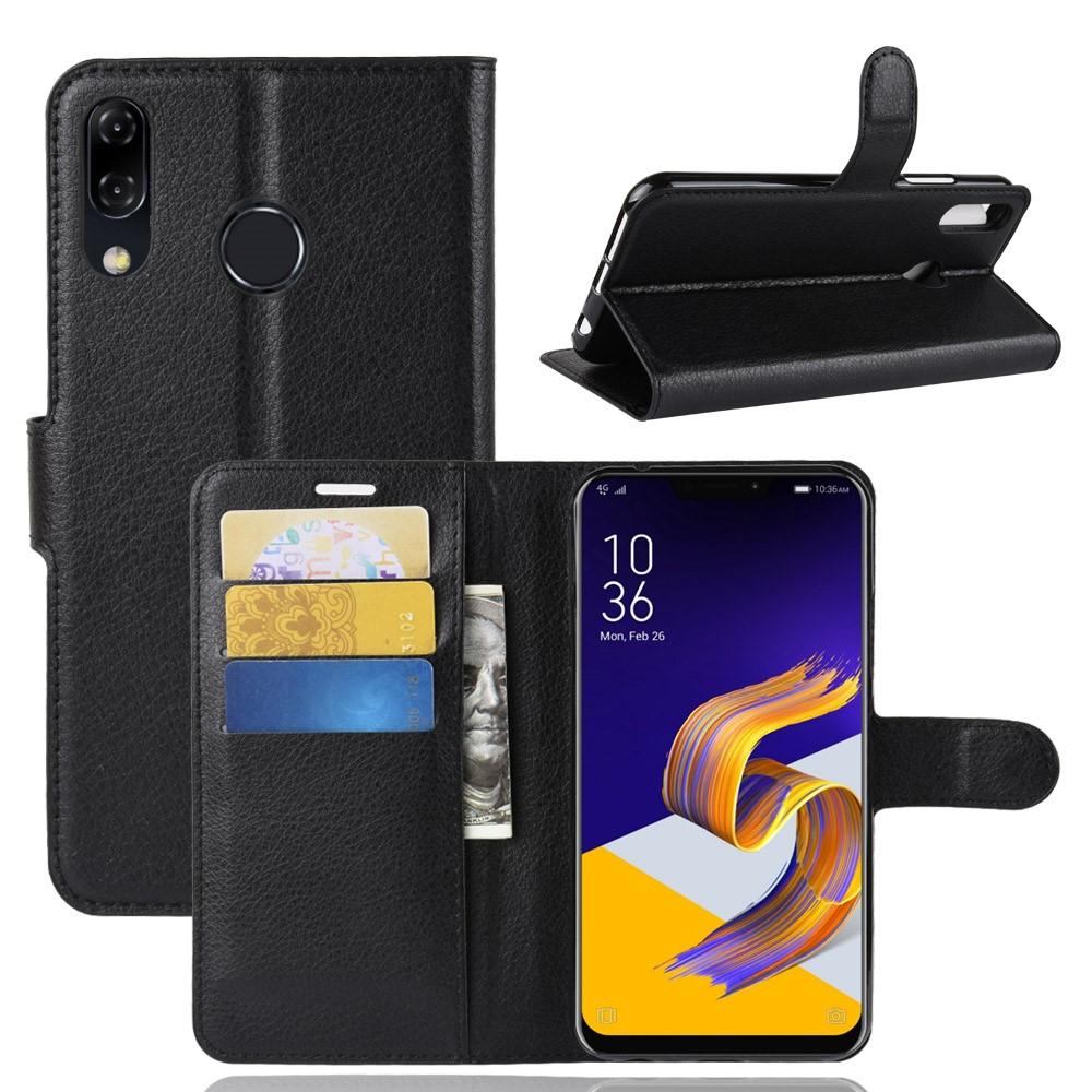 Coque portefeuille Asus ZenFone 5/5Z Noir