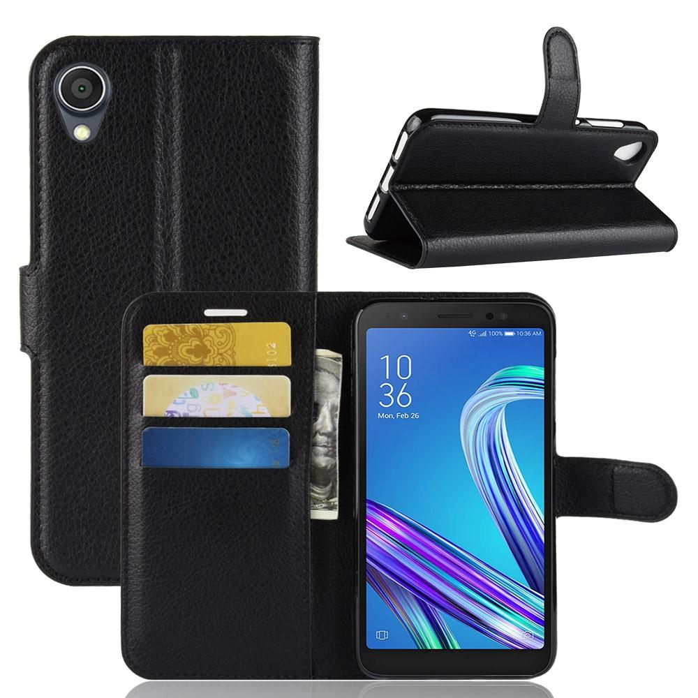 Coque portefeuille Asus ZenFone Live L1 Noir