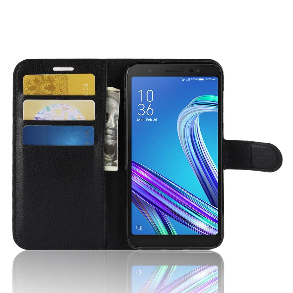 Coque portefeuille Asus ZenFone Live L1 Noir