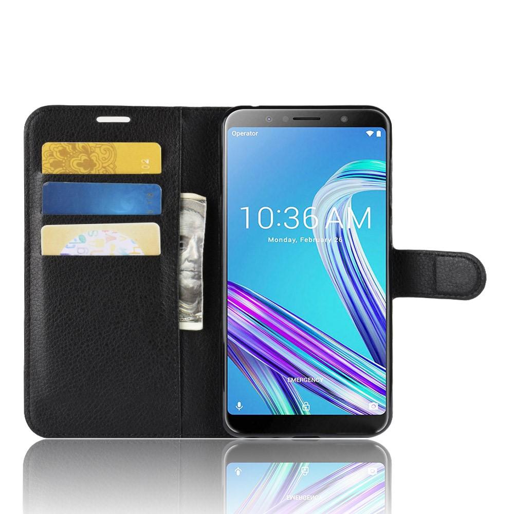 Coque portefeuille  , Noir