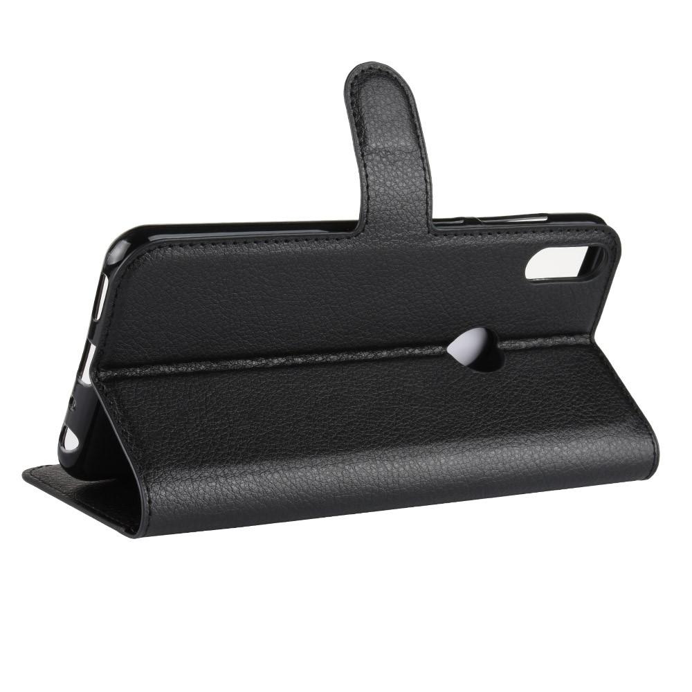 Coque portefeuille  , Noir