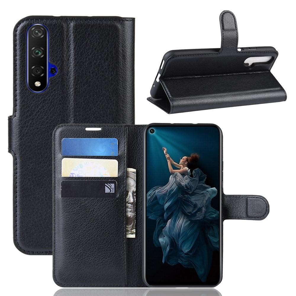 Coque portefeuille Huawei Honor 20, Noir