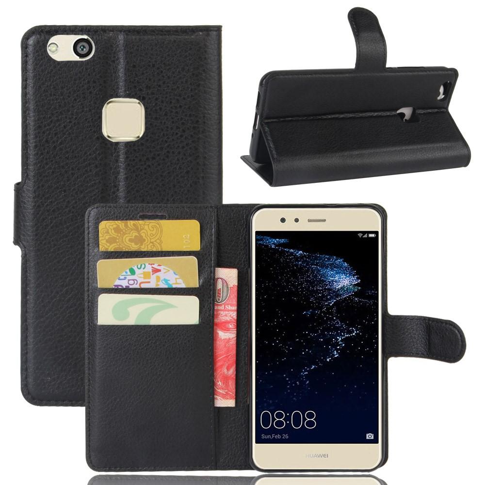 Coque portefeuille Huawei P10 Lite, Noir
