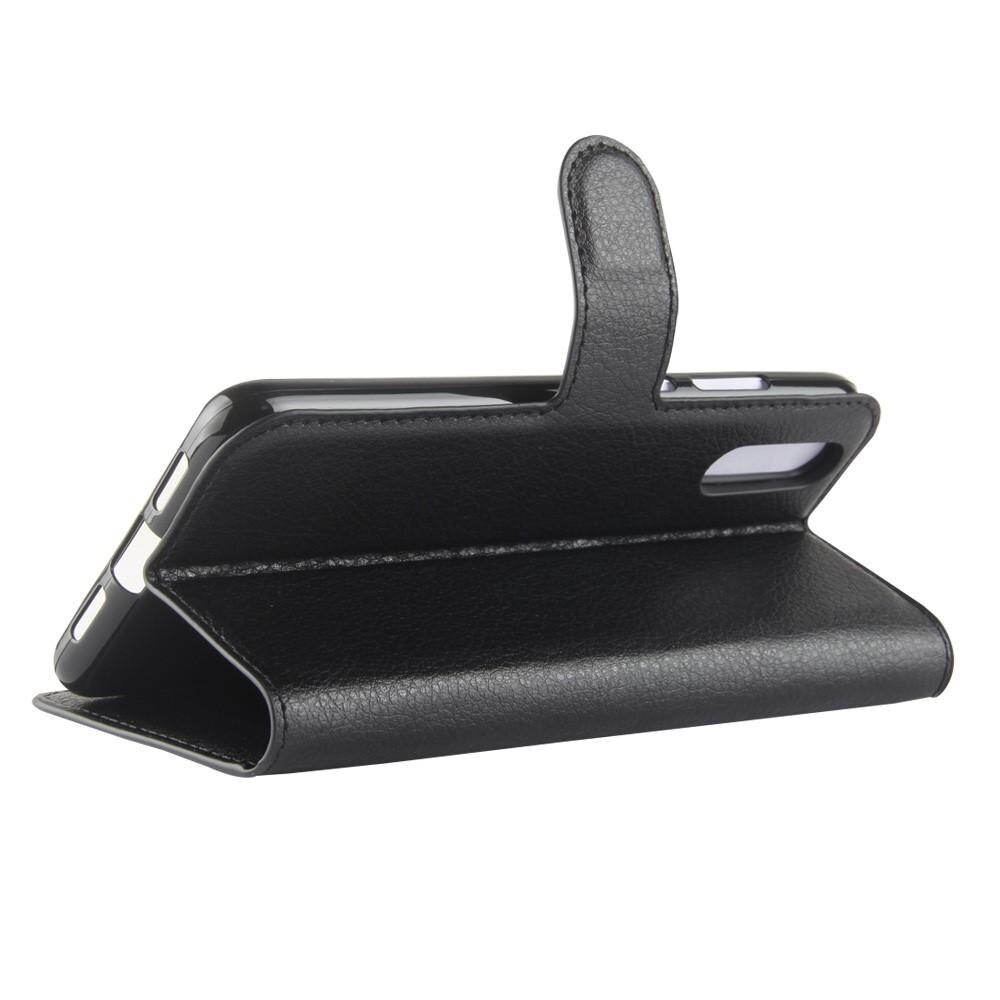 Coque portefeuille Huawei P20, Noir