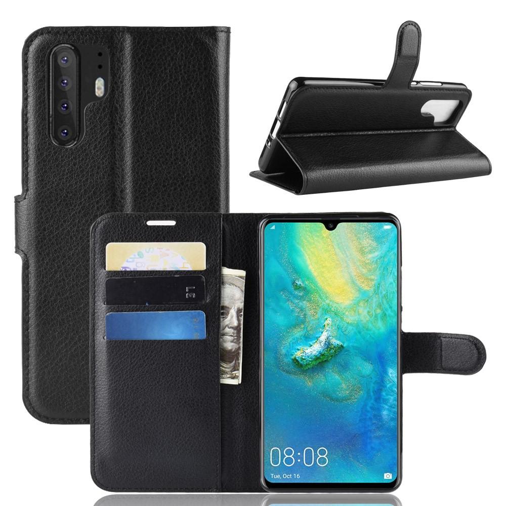 Coque portefeuille Huawei P30 Pro, Noir