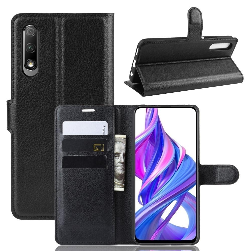 Coque portefeuille Huawei P Smart Pro, Noir