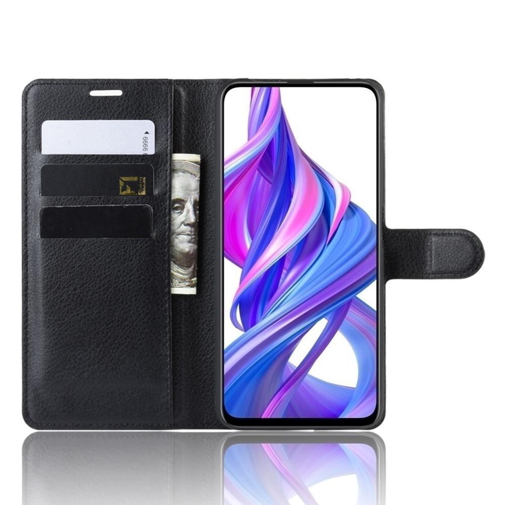 Coque portefeuille Huawei P Smart Pro, Noir