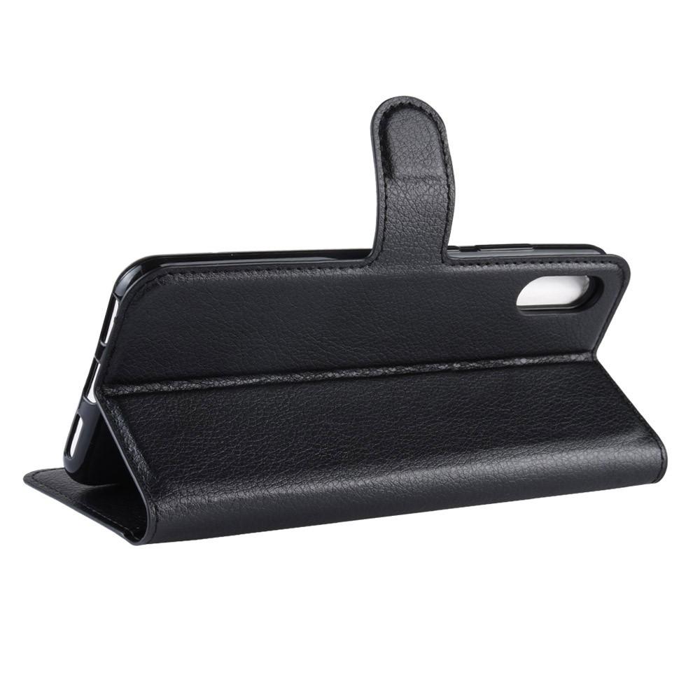 Coque portefeuille Huawei Y6 2019, Noir